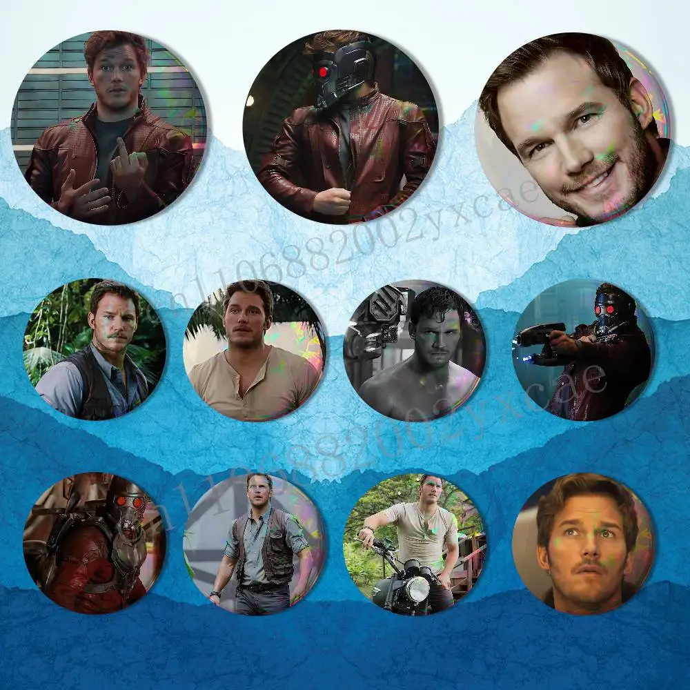Funny C-Chris Pratt Creative Round Badge Button Pin Bag Decor Fans Collection Friends Gift Brooch
Funny C-Chris Pratt Creative Round Badge Button Pin Bag Decor Fans Collection Friends Gift Brooch