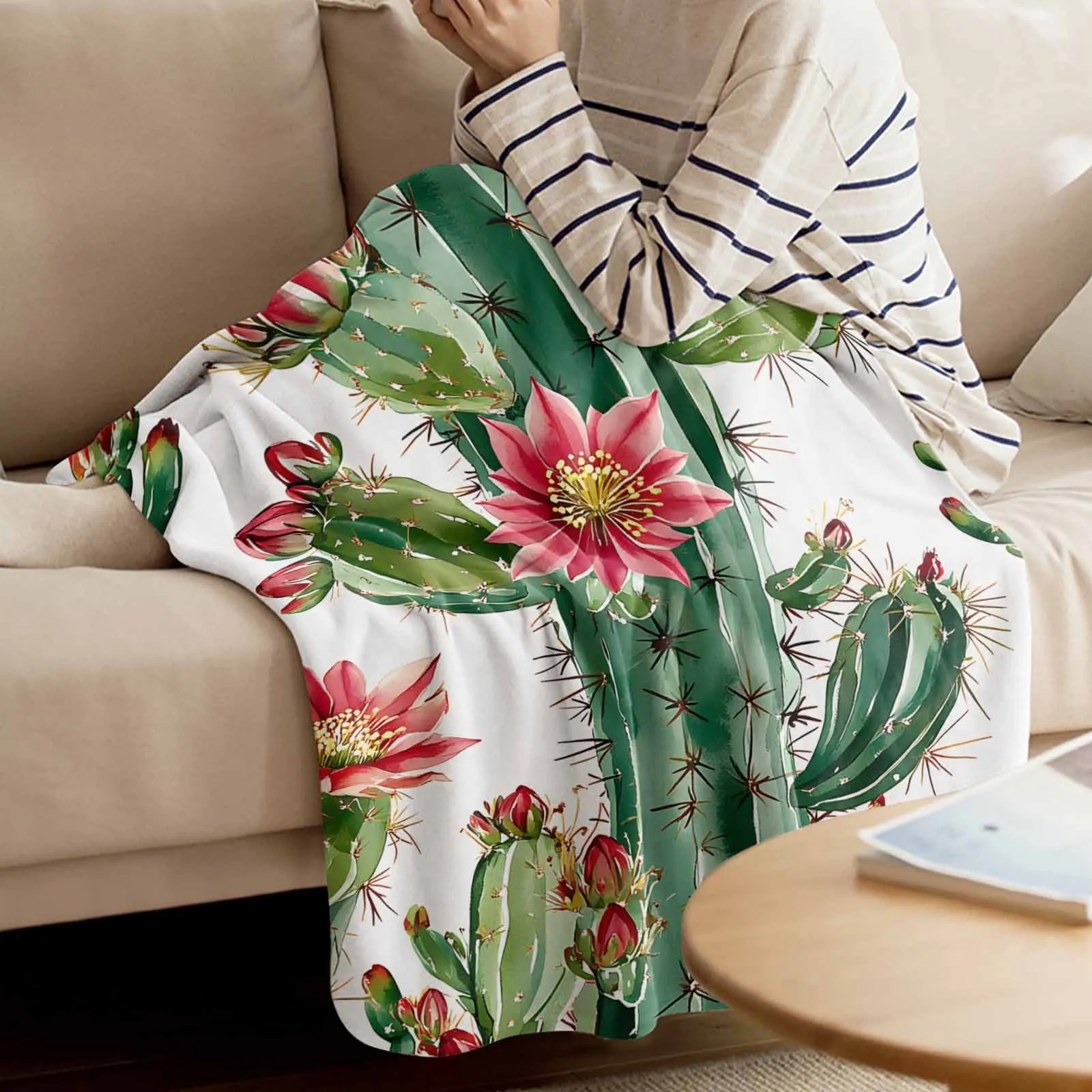 Watercolor Succulent Cactus Throws Blankets for Sofa Bed Winter Soft Plush Warm Sofa Throw Blanket Holiday Gifts
Watercolor Succulent Cactus Throws Blankets for Sofa Bed Winter Soft Plush Warm Sofa Throw Blanket Holiday Gifts
