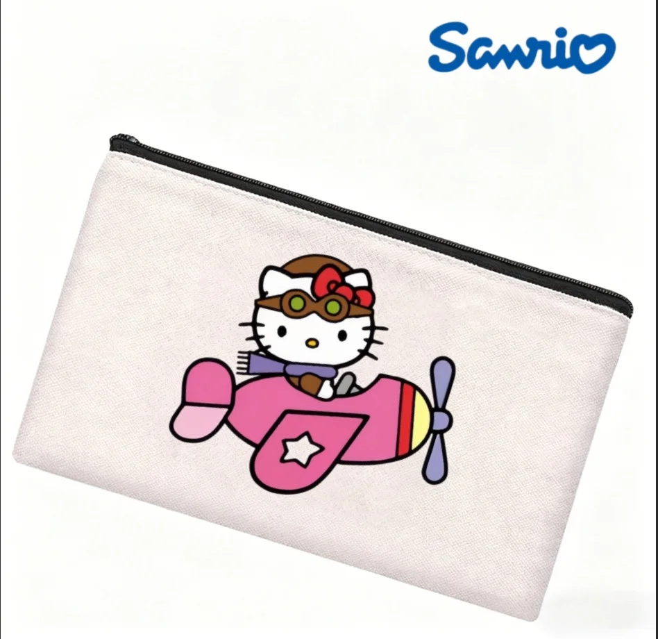 1PC Hello Kitty Vintage Airplane Zipper Pouch, Sanrio Character Travel Cosmetic Organizer
1PC Hello Kitty Vintage Airplane Zipper Pouch, Sanrio Character Travel Cosmetic Organizer