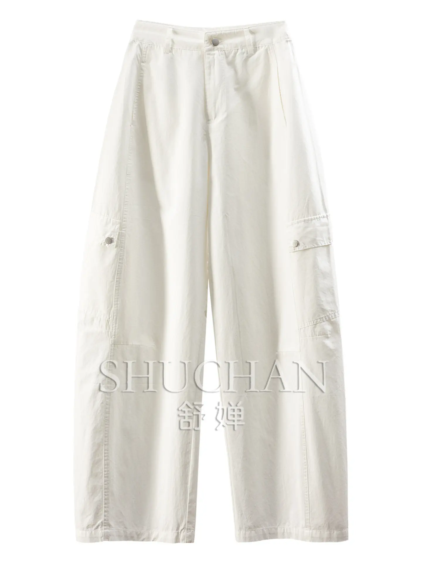 Cargo Pants Women High-quality Washed 100% Cotton Wide-leg Sickle Overalls 64L3 Trousers Women
Cargo Pants Women High-quality Washed 100% Cotton Wide-leg Sickle Overalls 64L3 Trousers Women