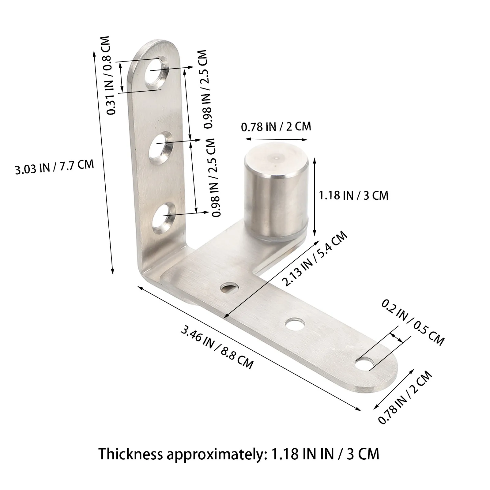 2Pcs Hidden Hinge Stainless Steel Door Hinge for Home Cabinet Cupboard Window Smooth Operation Easy Install Disassemble Rust
2Pcs Hidden Hinge Stainless Steel Door Hinge for Home Cabinet Cupboard Window Smooth Operation Easy Install Disassemble Rust