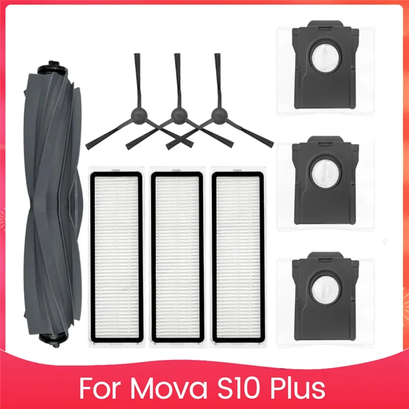 ABVT-For Mova S10 Plus Robot Vacuum Cleaner Parts Accessories Main Side Brush Hepa Filter Dust Bag Replacement Parts
ABVT-For Mova S10 Plus Robot Vacuum Cleaner Parts Accessories Main Side Brush Hepa Filter Dust Bag Replacement Parts