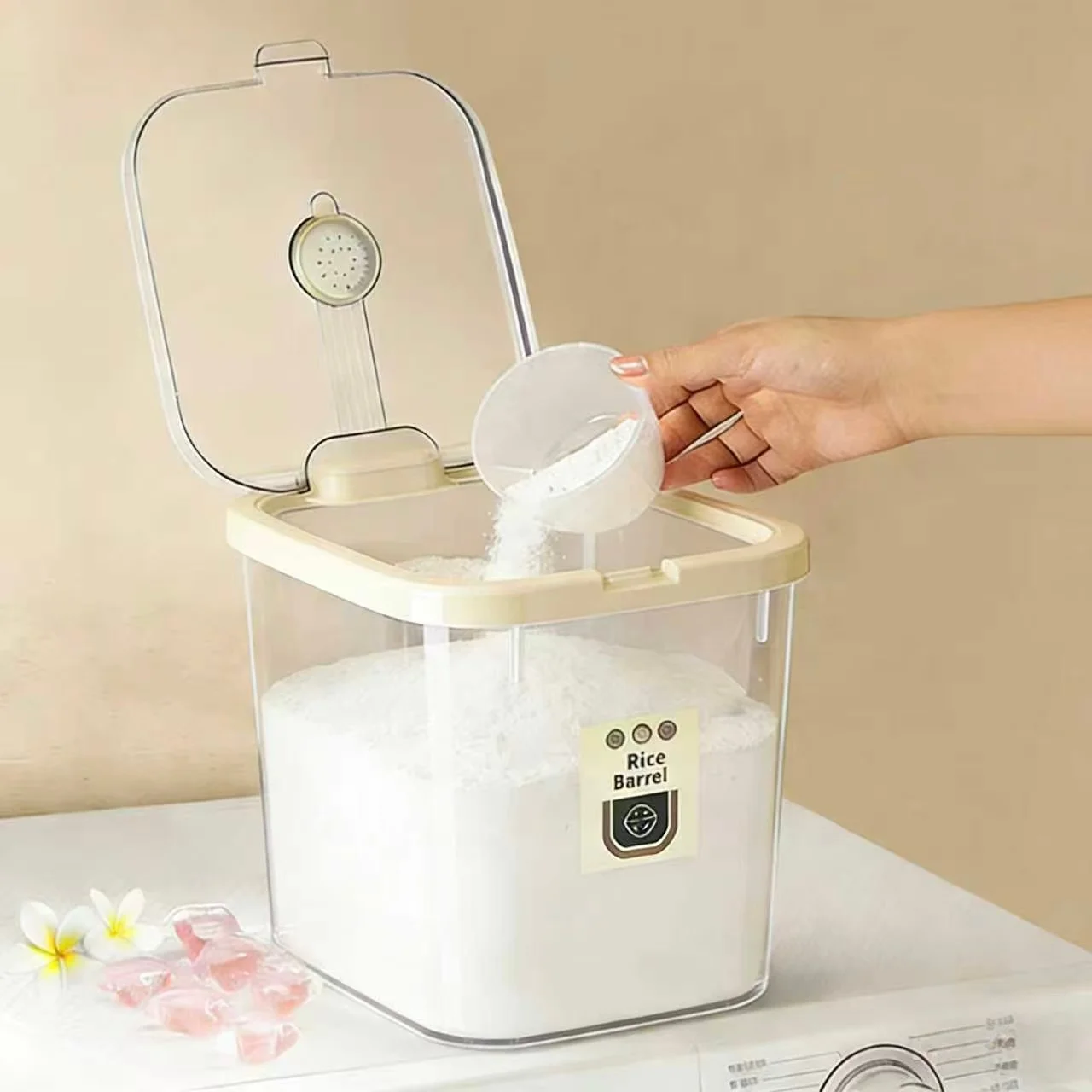 Large Capacity Laundry Detergent Storage Box with Spoon Spherical Detergent Moisture Proof Sealed Container for Dish Blocks
Large Capacity Laundry Detergent Storage Box with Spoon Spherical Detergent Moisture Proof Sealed Container for Dish Blocks