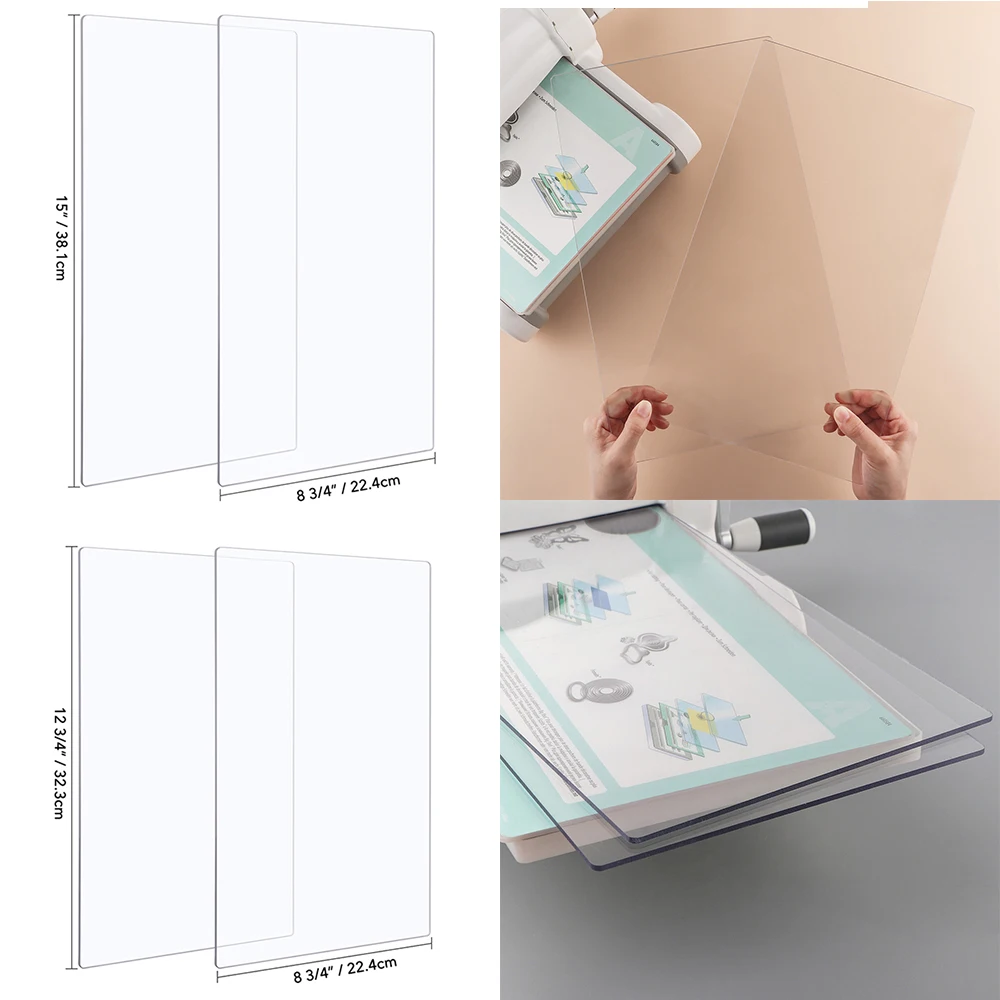 1 Pair Cutting Pads for BSP & BS Switch Plus Die Cutting Machine Clear Polycarbonate Plastic Cutting Plates Replacement 2023 New
1 Pair Cutting Pads for BSP & BS Switch Plus Die Cutting Machine Clear Polycarbonate Plastic Cutting Plates Replacement 2023 New