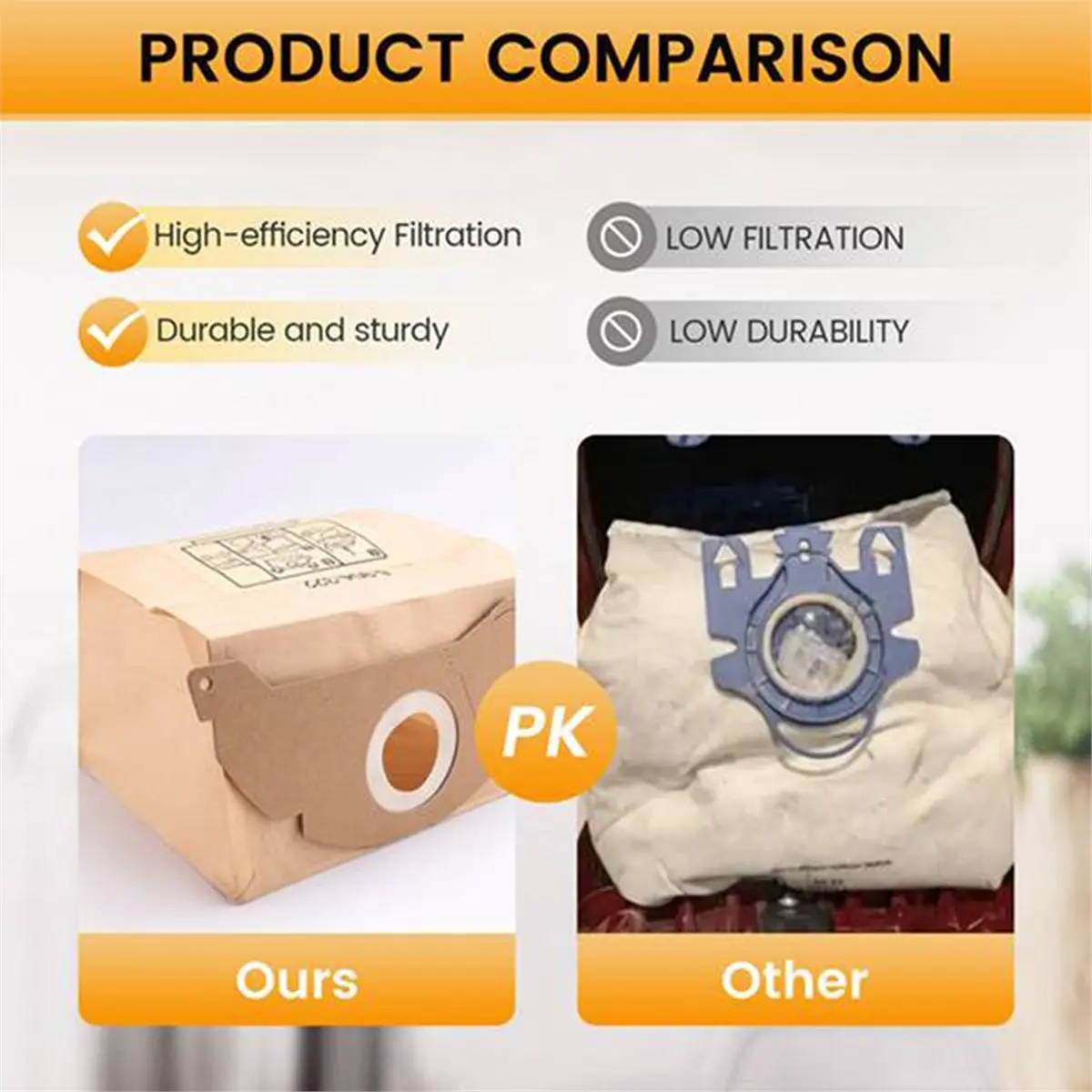 Hepa Filters Dust Bags Compatible for WD2 WD2250 A2004 MV2 WD2 Vacuum Cleaner Spare Replacement Accessories
Hepa Filters Dust Bags Compatible for WD2 WD2250 A2004 MV2 WD2 Vacuum Cleaner Spare Replacement Accessories
