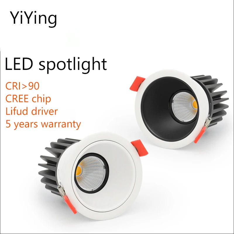 YiYing Led Spot Light Recessed Round Triac Dimming Tuya Dimmable Spotlight White Black Zigbee Ceiling Foco Lamp For Kitchen Home
YiYing Led Spot Light Recessed Round Triac Dimming Tuya Dimmable Spotlight White Black Zigbee Ceiling Foco Lamp For Kitchen Home