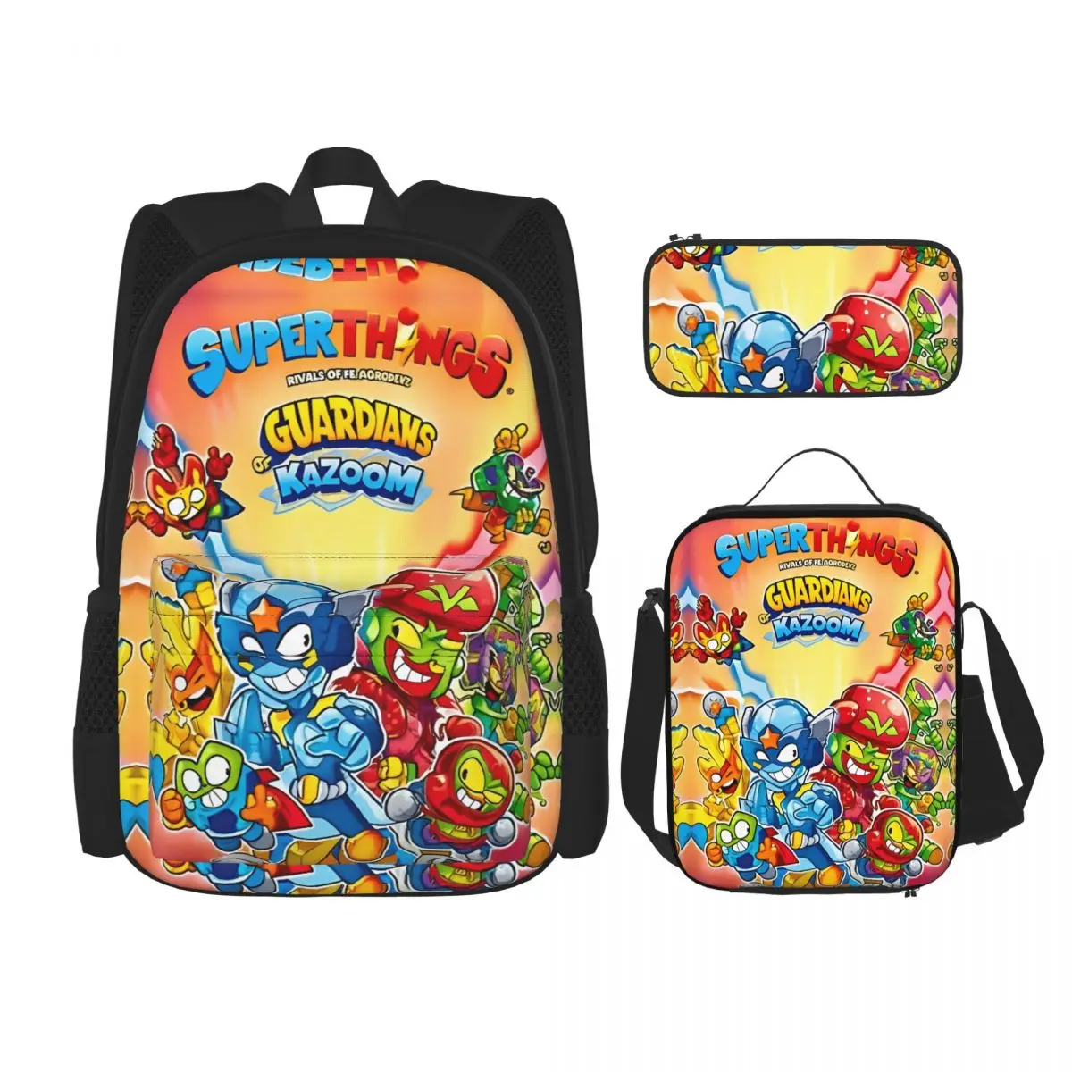 SuperThings Cartoon 3pecs/set Backpack for Teenage Super Zings Kindergarten Laptop Canvas Bags Lunch bag Pencil Case
SuperThings Cartoon 3pecs/set Backpack for Teenage Super Zings Kindergarten Laptop Canvas Bags Lunch bag Pencil Case