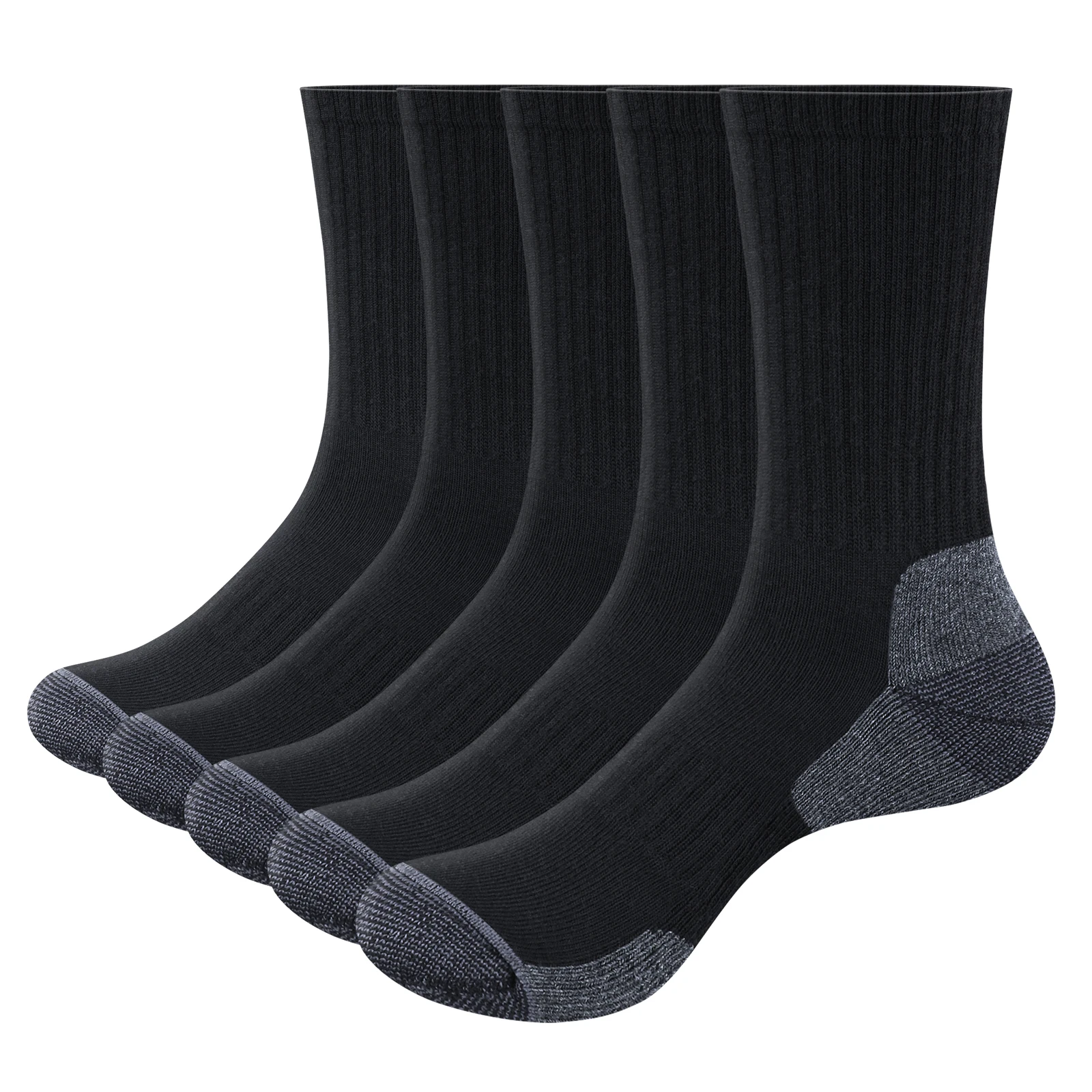 YUEDGE Men's Cushioned Crew Socks Moisture Wicking Casual Work Gym Tennis Training Athletic Socks 5 Pairs
YUEDGE Men's Cushioned Crew Socks Moisture Wicking Casual Work Gym Tennis Training Athletic Socks 5 Pairs