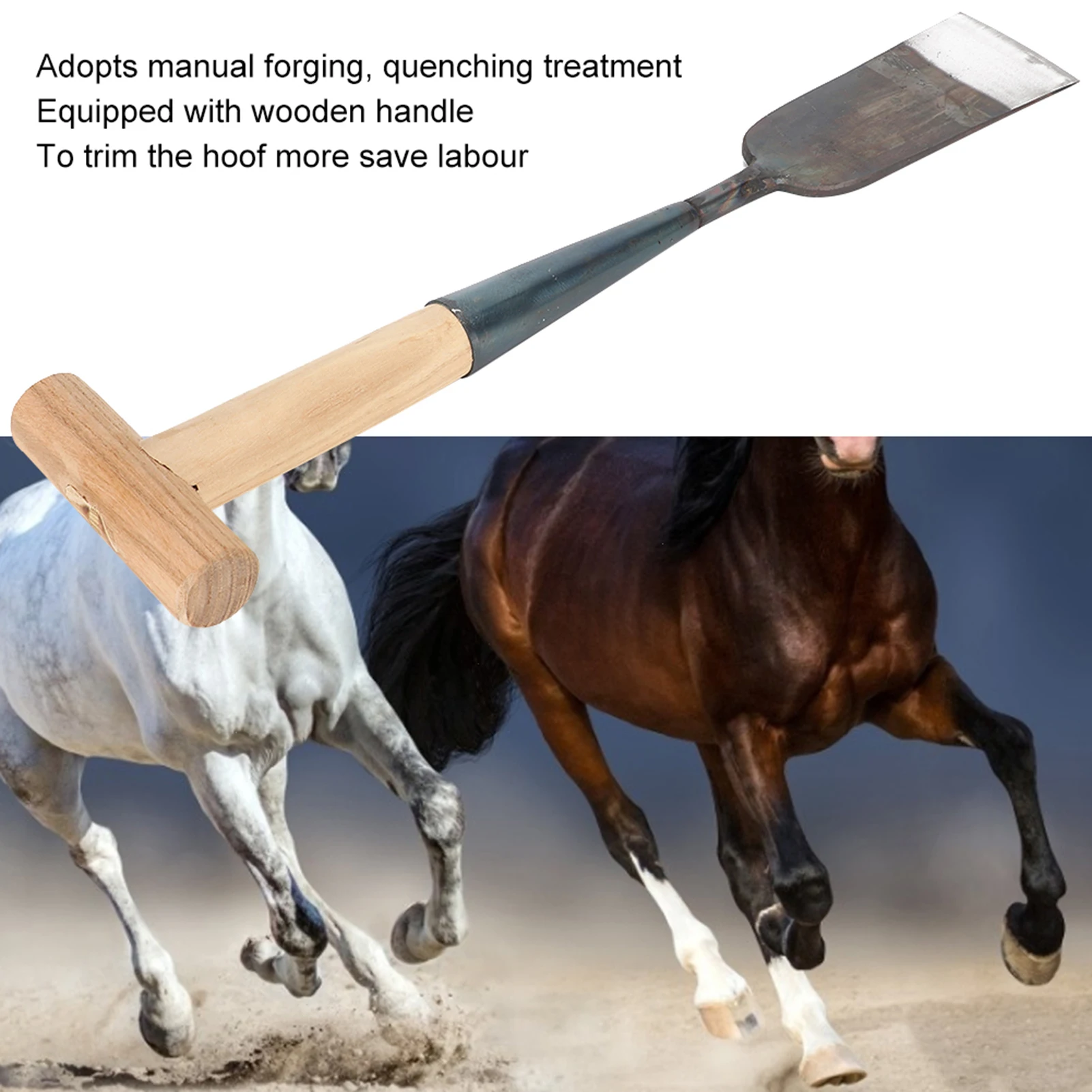 Hoof Tool Shovel Manganese Steel Horseshoe Trimming Hoof Clipping Shovel Tool for Livestock Farm Home Breeding
Hoof Tool Shovel Manganese Steel Horseshoe Trimming Hoof Clipping Shovel Tool for Livestock Farm Home Breeding