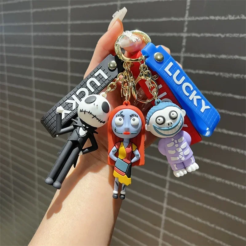 Disney Keychains Nightmare Before Christmas Boys Girls Gifts Sally Jack Cartoon Silicone Bag Pendant Decoration Accessories Gift
Disney Keychains Nightmare Before Christmas Boys Girls Gifts Sally Jack Cartoon Silicone Bag Pendant Decoration Accessories Gift