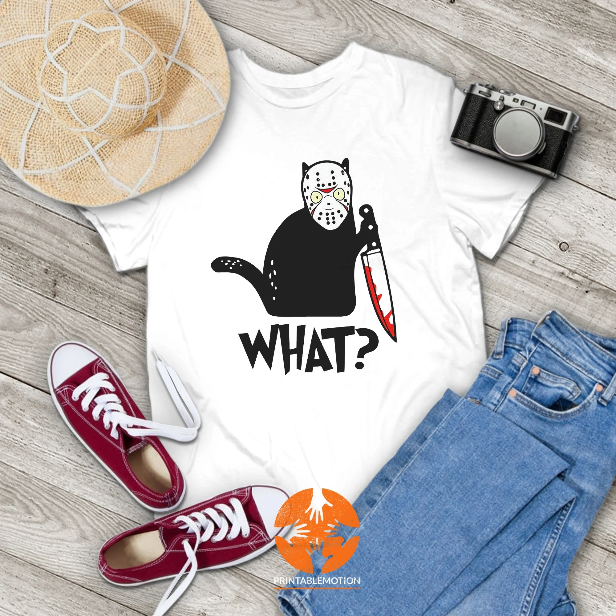 Футболка Jason Wohrs Killer Cat в стиле ретро на Хэллоуин — футболка с изображением кота, футболка с черным котом, подарочная футболка для себя и своих друзей
Футболка Jason Wohrs Killer Cat в стиле ретро на Хэллоуин — футболка с изображением кота, футболка с черным котом, подарочная футболка для себя и своих друзей