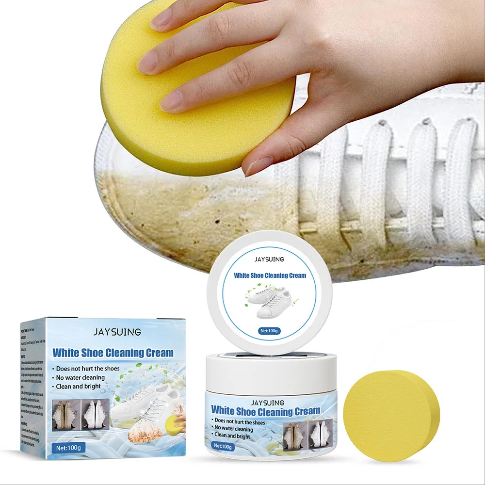 White Shoes Remove Stains Cream Multifunctional Portable Shoe Cleaning Cream For Plimsolls Cleaning
White Shoes Remove Stains Cream Multifunctional Portable Shoe Cleaning Cream For Plimsolls Cleaning
