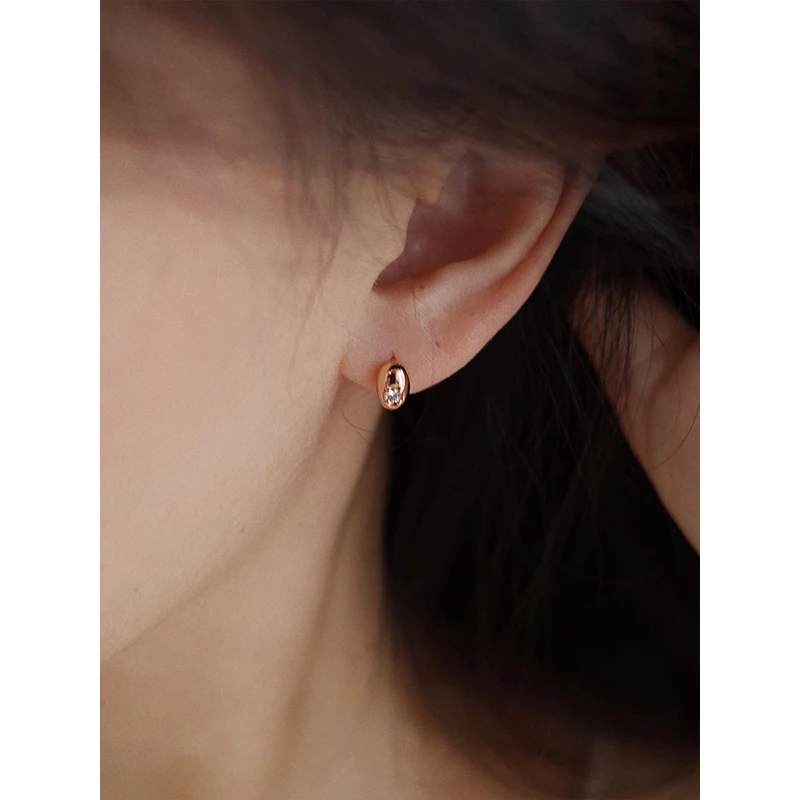 Sparkling Diamond Golden Bean Earrings Women's Small and Delicate Daily Premium Earrings
Sparkling Diamond Golden Bean Earrings Women's Small and Delicate Daily Premium Earrings
