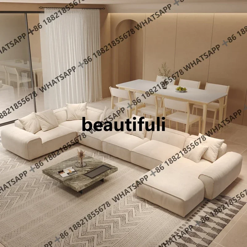 Большой угловой диван F150 Cream Wind из матовой ткани для гостиной, в стиле «принцесса»
Большой угловой диван F150 Cream Wind из матовой ткани для гостиной, в стиле «принцесса»