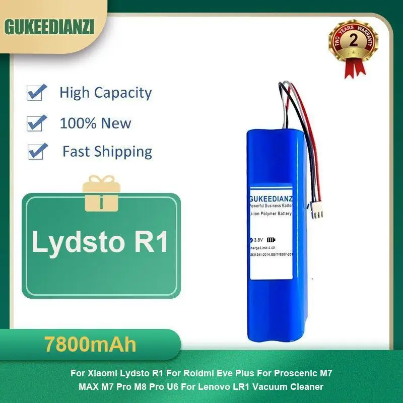 Battery For Xiaomi Viomi S9 ROIDMI EVE PLUS Robot Lydsto R1 Proscenic M7 MAX Pro M8 U6 Lenovo LR1
Battery For Xiaomi Viomi S9 ROIDMI EVE PLUS Robot Lydsto R1 Proscenic M7 MAX Pro M8 U6 Lenovo LR1