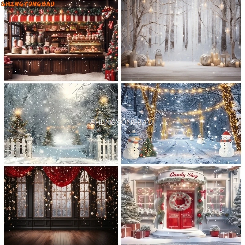 Christmas Tree With Gift Boxes Photography Backdrops Winter Snow Decorations Wooden Door Fireplace Room Background Props WR-16
Christmas Tree With Gift Boxes Photography Backdrops Winter Snow Decorations Wooden Door Fireplace Room Background Props WR-16
