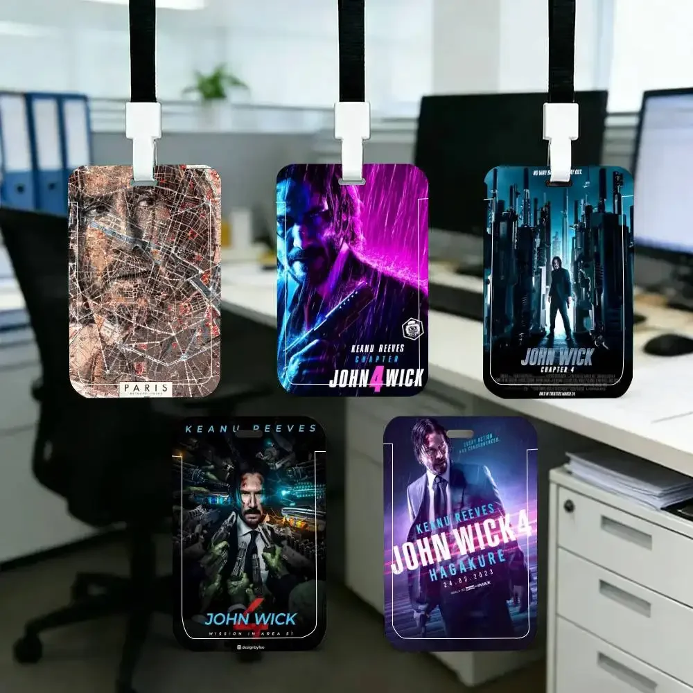 Movie John Wick Chapter 4 ID Card Holder Neck Strap Pendant Door Badge Holder Lanyards Keychain Work Credential
Movie John Wick Chapter 4 ID Card Holder Neck Strap Pendant Door Badge Holder Lanyards Keychain Work Credential