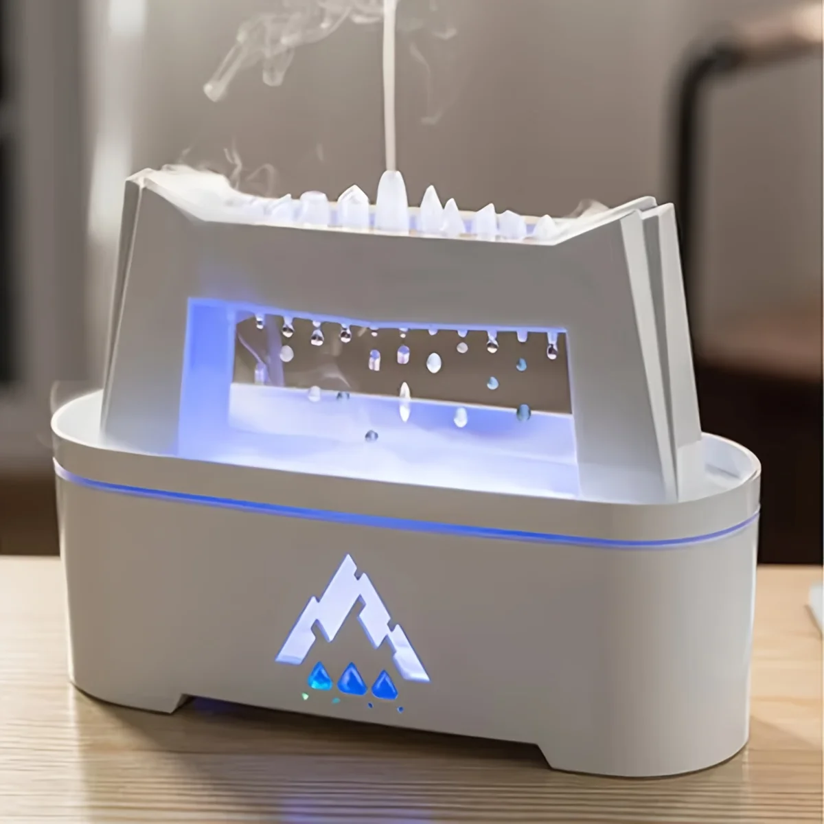 5-in-1 Raindrop Essential Oil Diffuser 10.14oz Aroma Humidifier, Ideal for Home Office & Spa
5-in-1 Raindrop Essential Oil Diffuser 10.14oz Aroma Humidifier, Ideal for Home Office & Spa