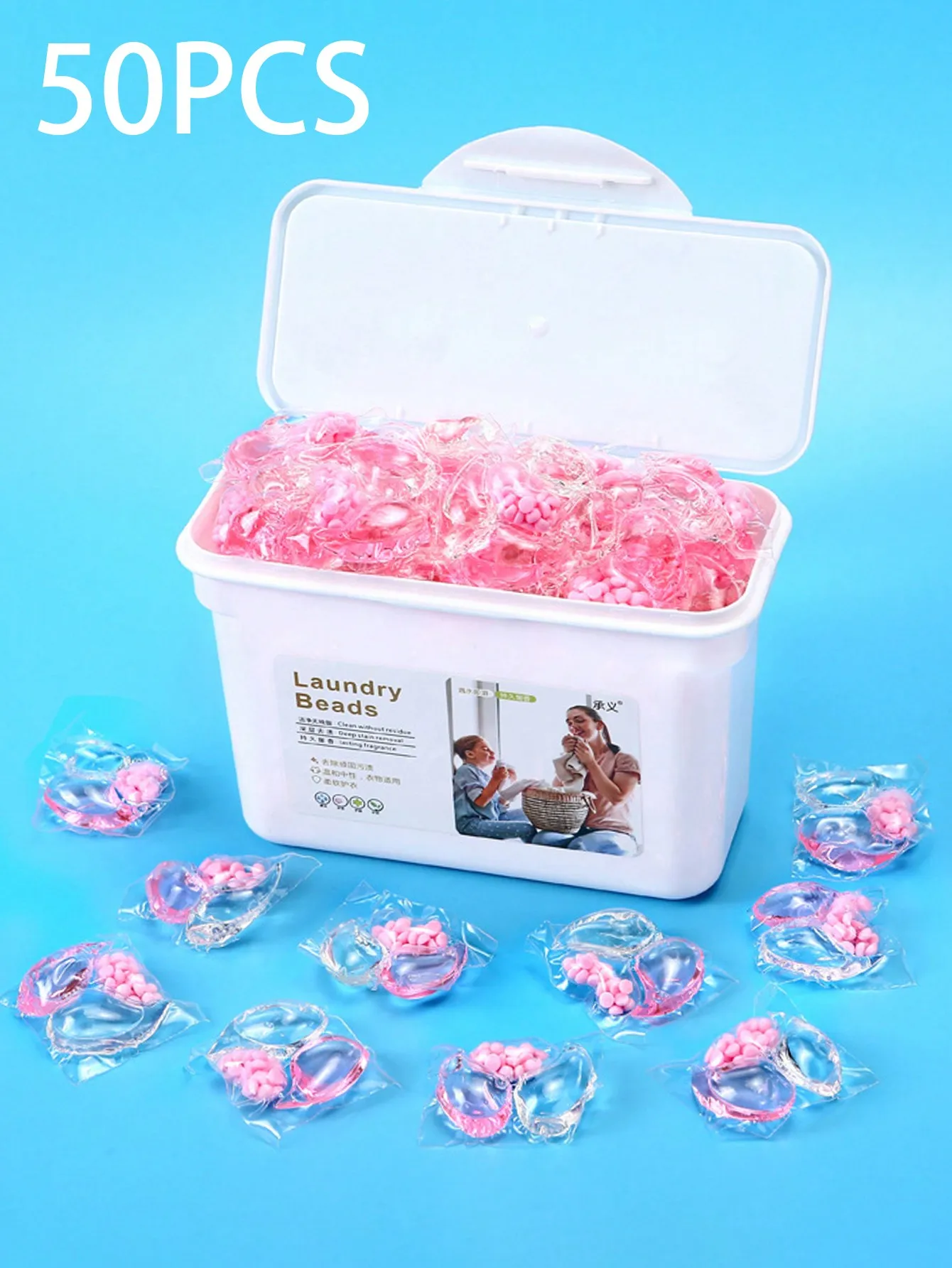 50 шт. Бусины для стирки 3-в-1 «Вишневый цвет»: концентрированные, чистые, смягчающие и антистатические, стойкий свежий аромат
50 шт. Бусины для стирки 3-в-1 «Вишневый цвет»: концентрированные, чистые, смягчающие и антистатические, стойкий свежий аромат