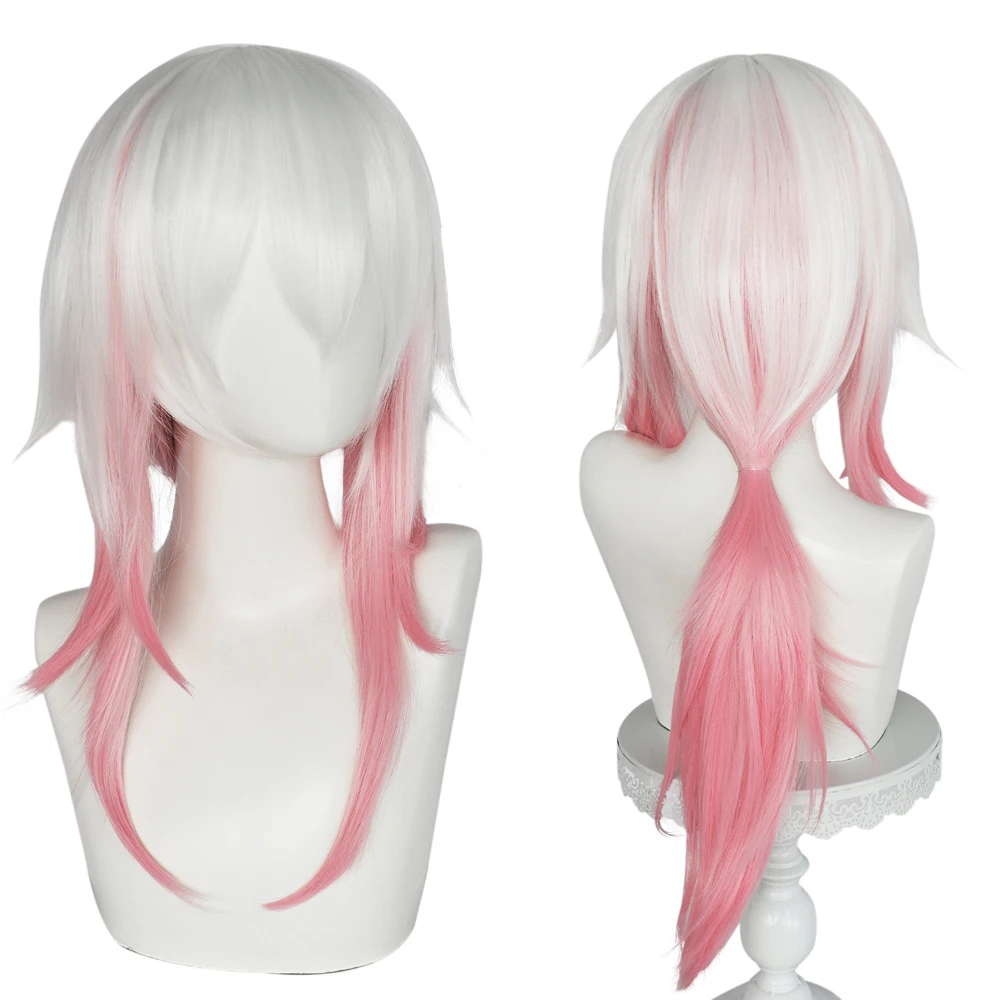 Long Straight White Ombre Pink Layered Wig with Bangs Anime Game Cosplay Fluffy Wig for Daily Party
Long Straight White Ombre Pink Layered Wig with Bangs Anime Game Cosplay Fluffy Wig for Daily Party