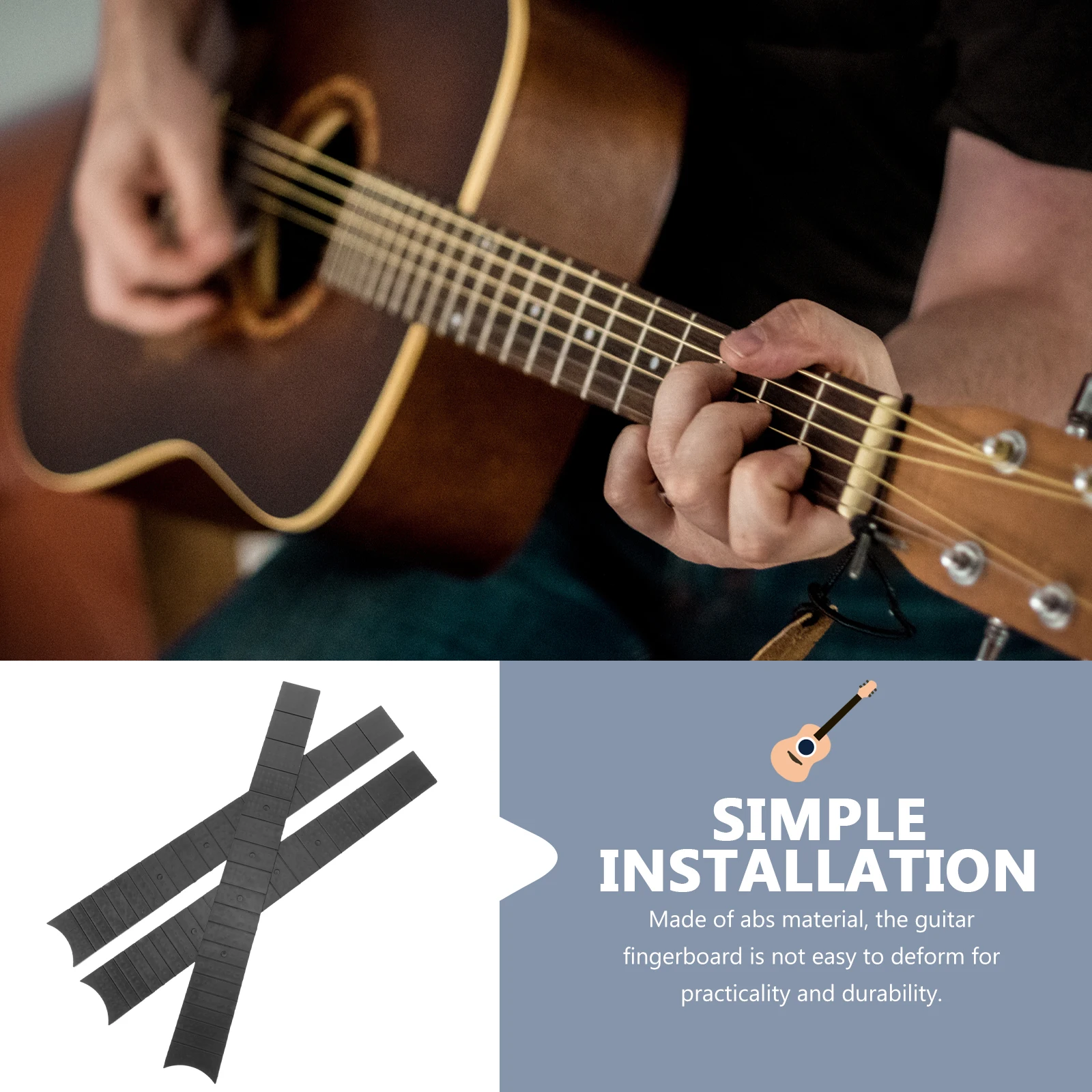 3 Pcs Guitar Fretboard Replacement Parts for Ukulele Folk Neck Acoustic Spare Fingerboard Plate Necks
3 Pcs Guitar Fretboard Replacement Parts for Ukulele Folk Neck Acoustic Spare Fingerboard Plate Necks