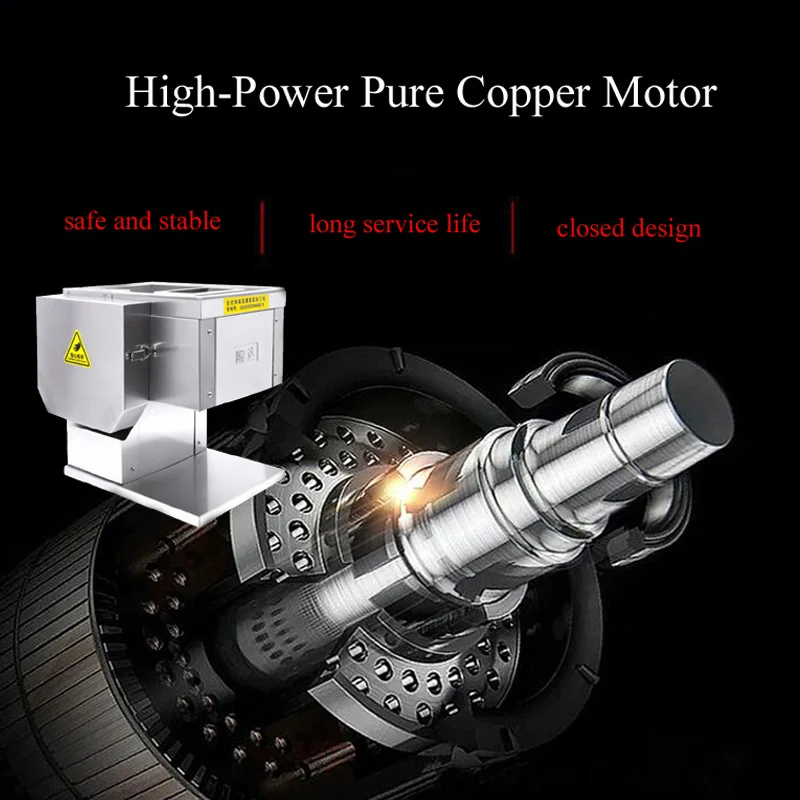 Commercial Pork Slicing Shredding Machine High-Power Electric Automatic Meat Cutting Machine
Commercial Pork Slicing Shredding Machine High-Power Electric Automatic Meat Cutting Machine