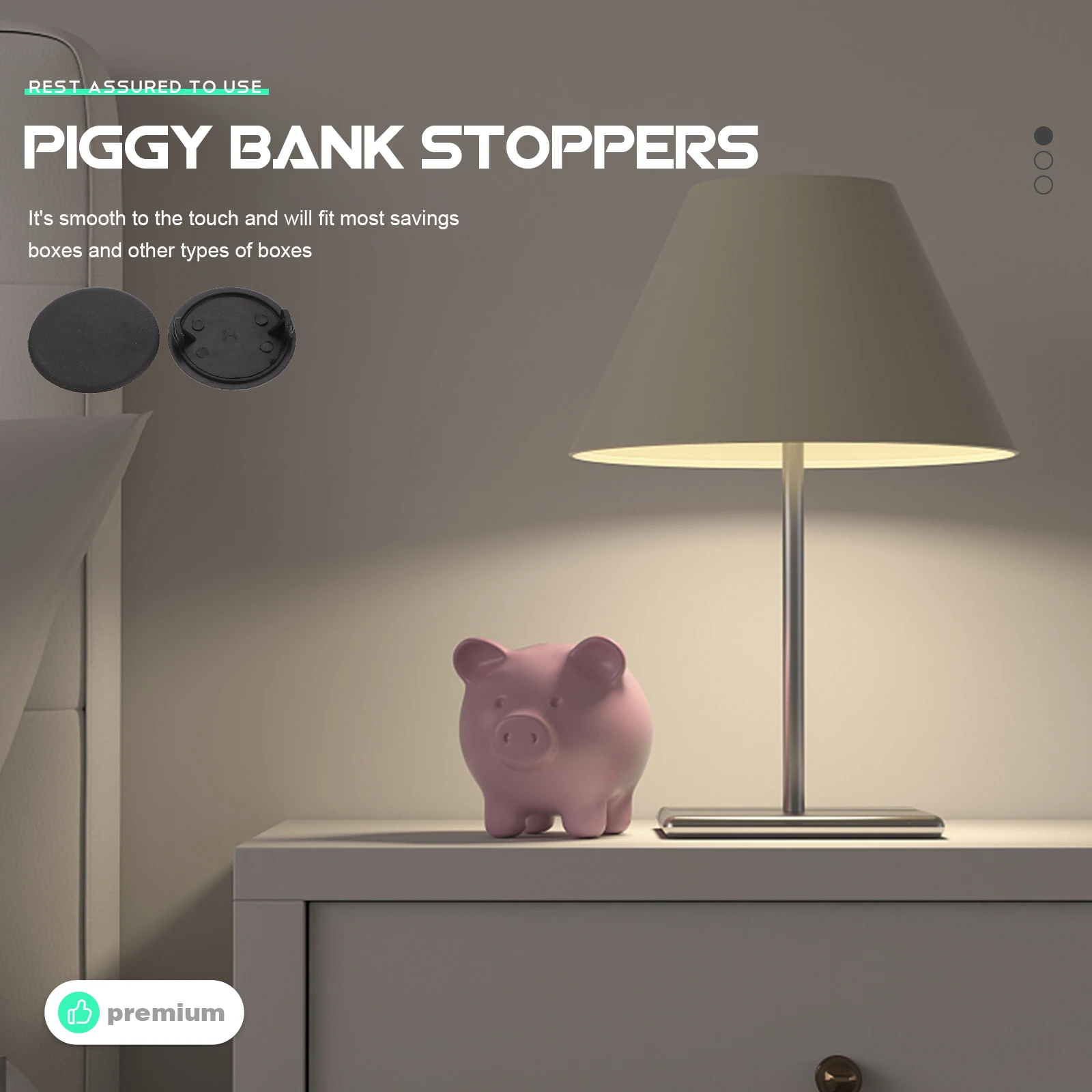 20Pcs Plastic Hole Plugs Round Stoppers for Piggy Bank Bottom Covers Reusable Lightweight Saving Box Plug Easy Install
20Pcs Plastic Hole Plugs Round Stoppers for Piggy Bank Bottom Covers Reusable Lightweight Saving Box Plug Easy Install