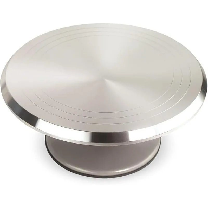 Aluminium Alloy Revolving Cake Stand 12 Inch Rotating Cake Turntable for Cake, Cupcake Decorating Supplies
Aluminium Alloy Revolving Cake Stand 12 Inch Rotating Cake Turntable for Cake, Cupcake Decorating Supplies