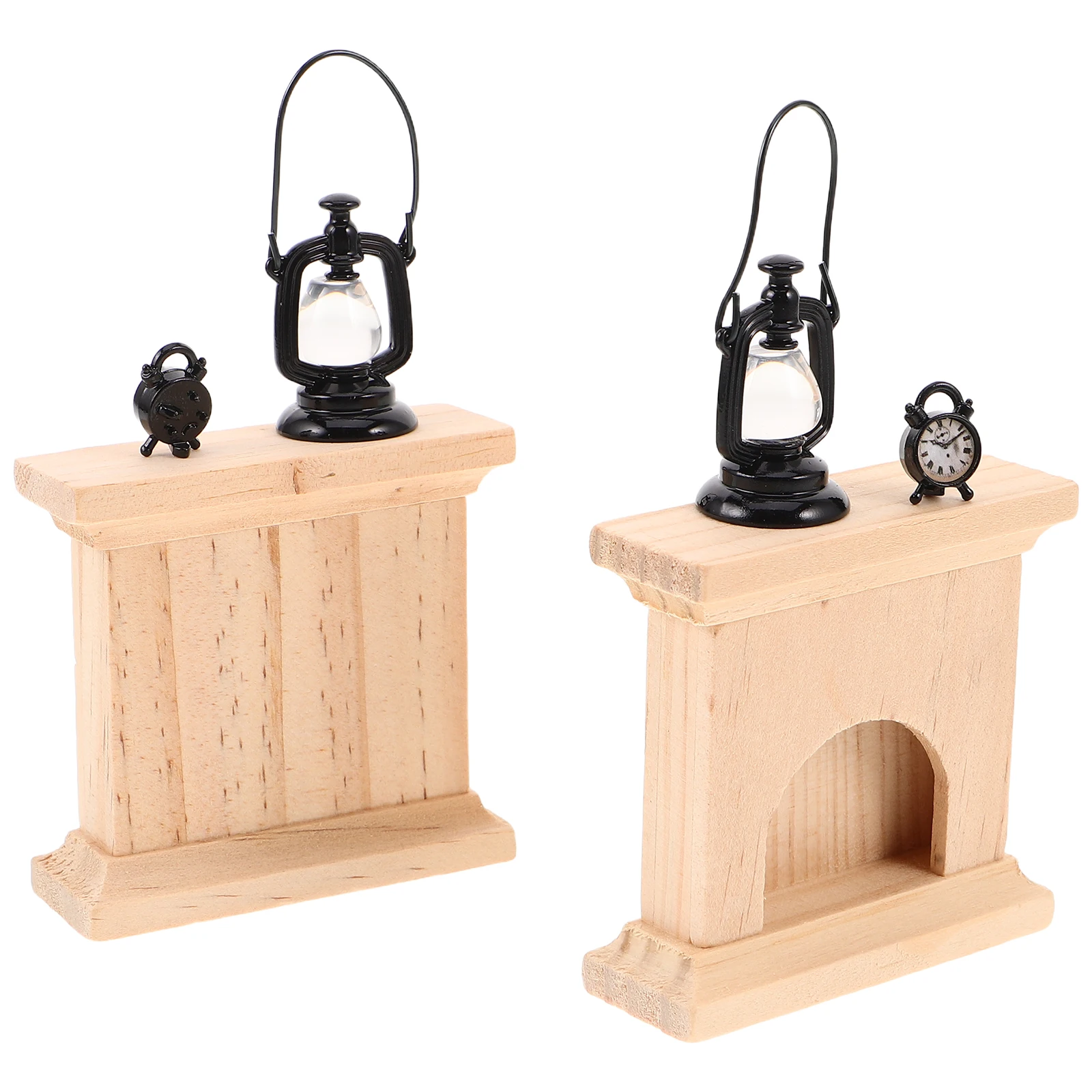2set Miniature Wooden Fireplace For Dollhouse Vintage Lamp Clock Set Christmas Retro Oil Lantern Decoration
2set Miniature Wooden Fireplace For Dollhouse Vintage Lamp Clock Set Christmas Retro Oil Lantern Decoration