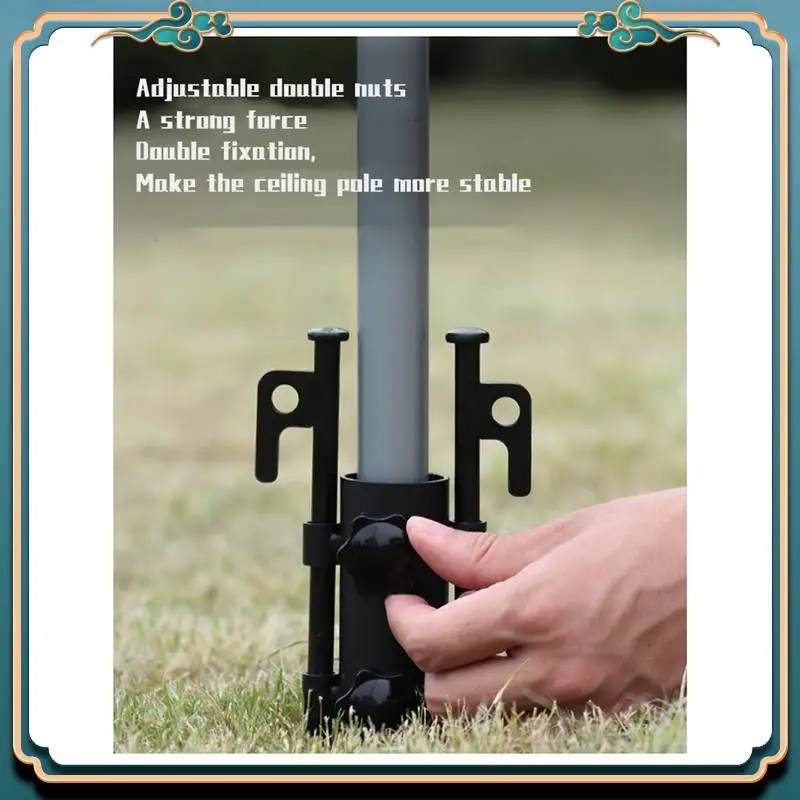 Latest Awning Canopy Pole Fixed Tube Ground Bracket Windproof Adjustable Tent Support Pole
Latest Awning Canopy Pole Fixed Tube Ground Bracket Windproof Adjustable Tent Support Pole