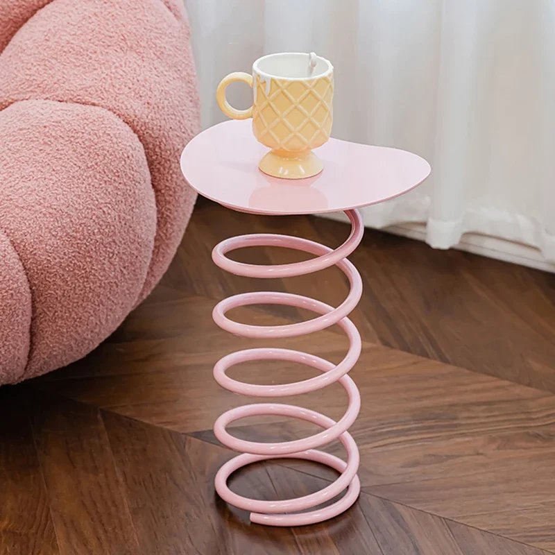 Nordic Furniture, Creative Metal Spring Coffee Table, Living Room Side Table, Simple Bedroom Bedside Table, Mobile Storage Desk
Nordic Furniture, Creative Metal Spring Coffee Table, Living Room Side Table, Simple Bedroom Bedside Table, Mobile Storage Desk