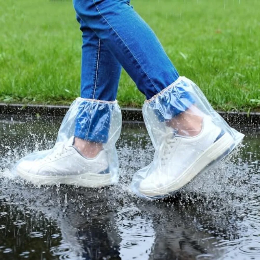 10 Pairs Shoe Covers Waterproof Rain Boot Covers for Women and Men, Plastic Disposable Shoe Protectors with Non-Slip Soles, Sli
10 Pairs Shoe Covers Waterproof Rain Boot Covers for Women and Men, Plastic Disposable Shoe Protectors with Non-Slip Soles, Sli