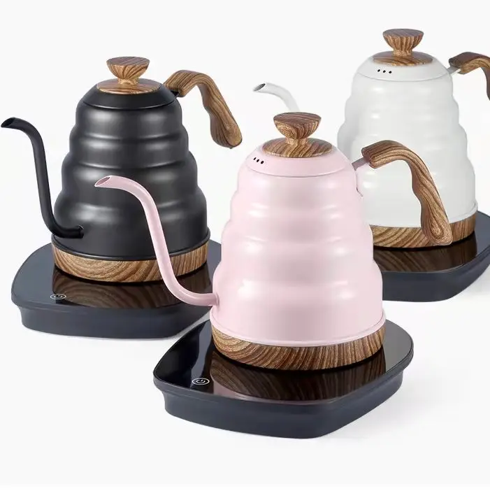 New Design Gooseneck Tea Coffee Kettles Control Water Boiler Electric Kettles Intelligent Temperature Controlled Kettles
New Design Gooseneck Tea Coffee Kettles Control Water Boiler Electric Kettles Intelligent Temperature Controlled Kettles