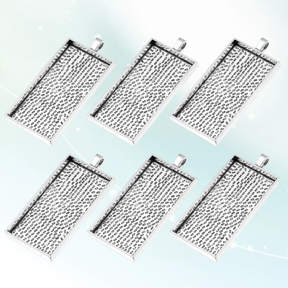 10PCS Vintage Alloy Pendant Trays Pendant Trays for DIY Jewelry Making Crafts Photo Pendant Making ( Silver)
10PCS Vintage Alloy Pendant Trays Pendant Trays for DIY Jewelry Making Crafts Photo Pendant Making ( Silver)