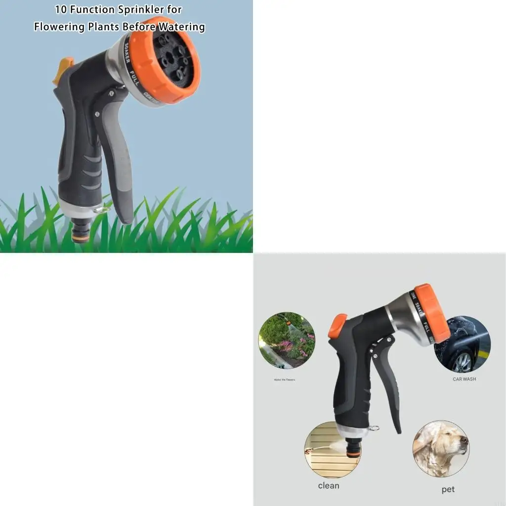 Многофункциональная насадка для садового шланга высокого давления, эргономичная ручка из термопластичной резины, прочный корпус
Многофункциональная насадка для садового шланга высокого давления, эргономичная ручка из термопластичной резины, прочный корпус