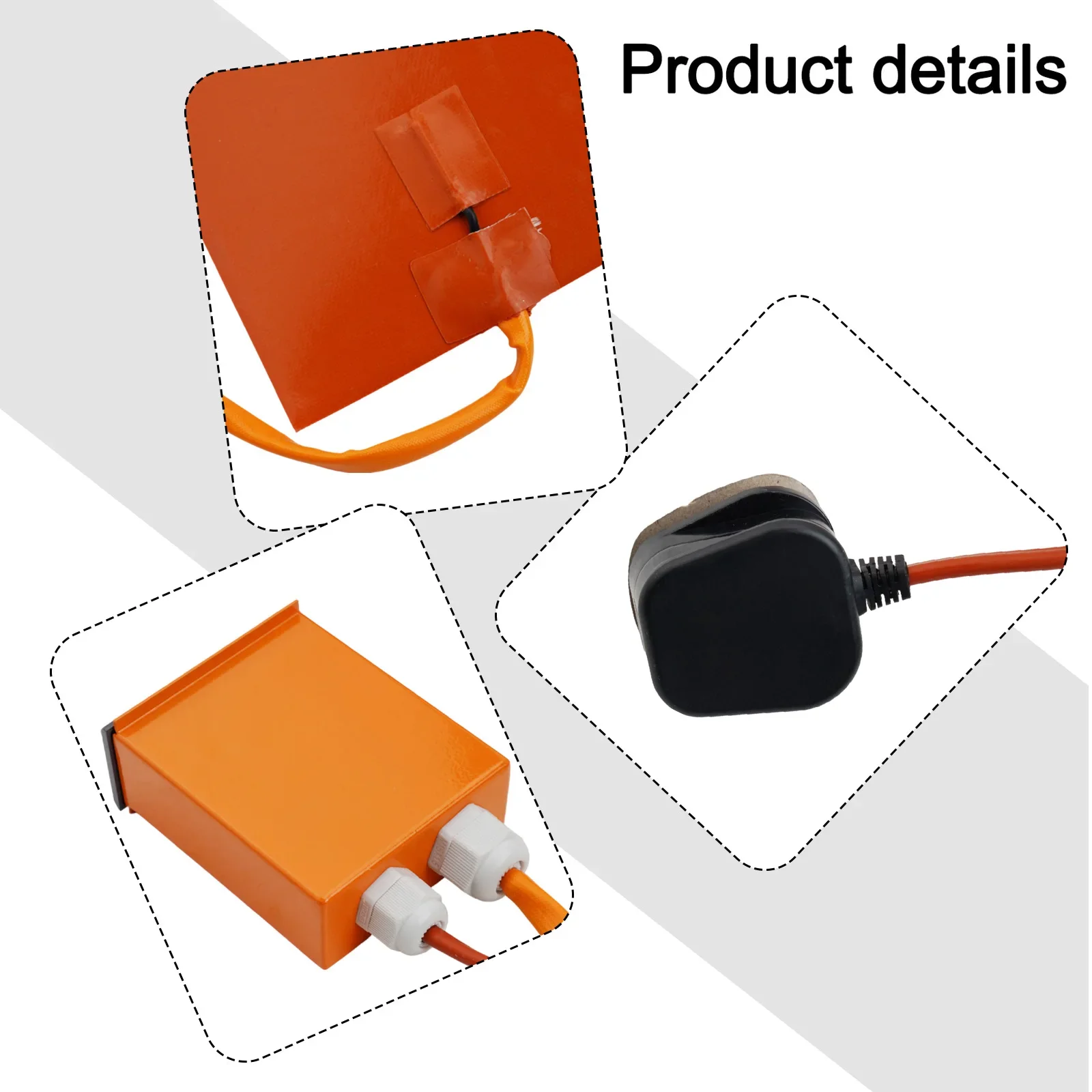 Practical Heater UK Silicone Heater 150*900mm 220V 6“X36” 800W Even Heating Heating Home Improvement Pad Silicone
Practical Heater UK Silicone Heater 150*900mm 220V 6“X36” 800W Even Heating Heating Home Improvement Pad Silicone