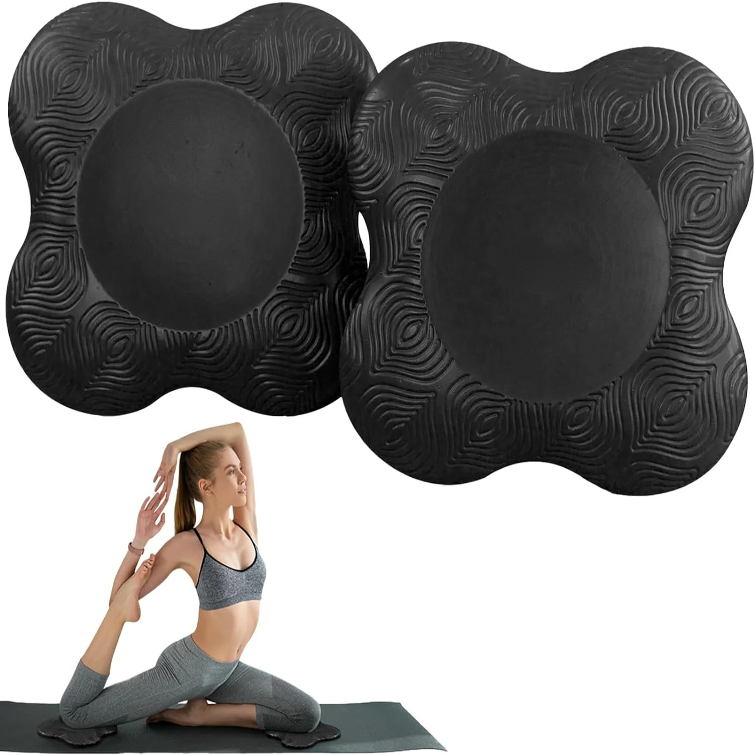 Experience ultimate comfort and support with this premium, durable, and versatile yoga knee pad set. Rated as top-quality, this
Experience ultimate comfort and support with this premium, durable, and versatile yoga knee pad set. Rated as top-quality, this