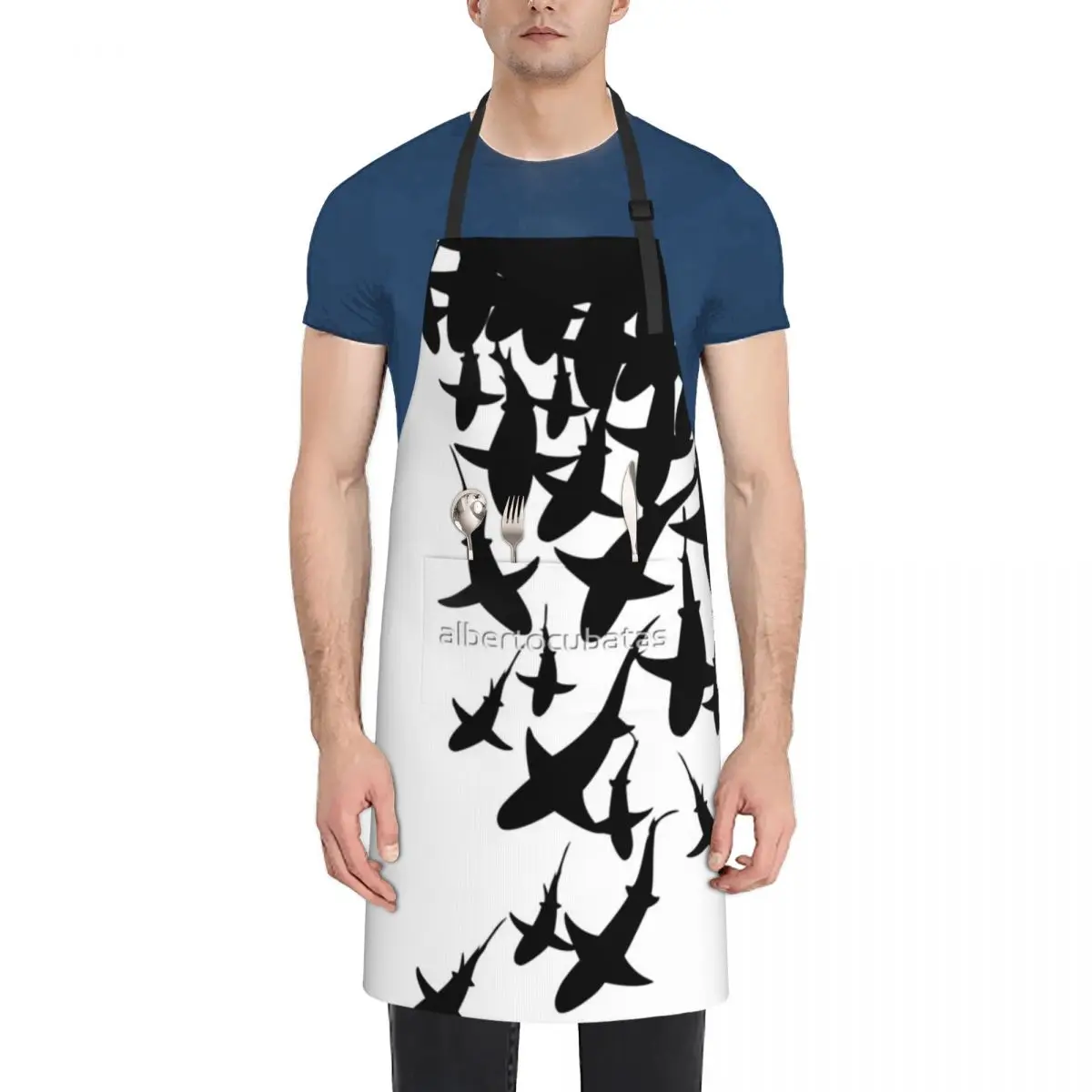 Shark Waterproof Kitchen Apron For Women/Men With Pockets Work Restaurant Shop Waiter Work Uniform
Shark Waterproof Kitchen Apron For Women/Men With Pockets Work Restaurant Shop Waiter Work Uniform