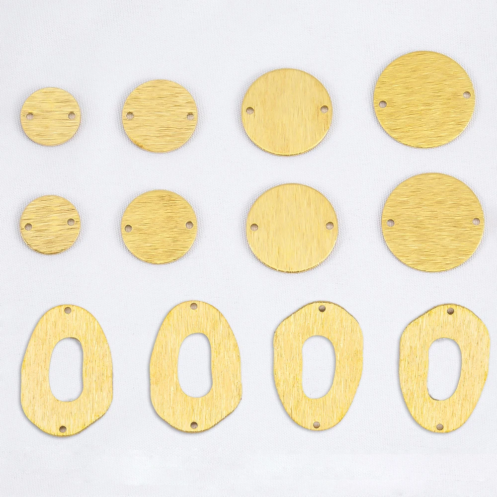 10Pcs Matte Brushed Brass Round Oval Connector Double Holes Links for DIY Earrings Bracelet Necklace Jewelry Making Accessories
10Pcs Matte Brushed Brass Round Oval Connector Double Holes Links for DIY Earrings Bracelet Necklace Jewelry Making Accessories