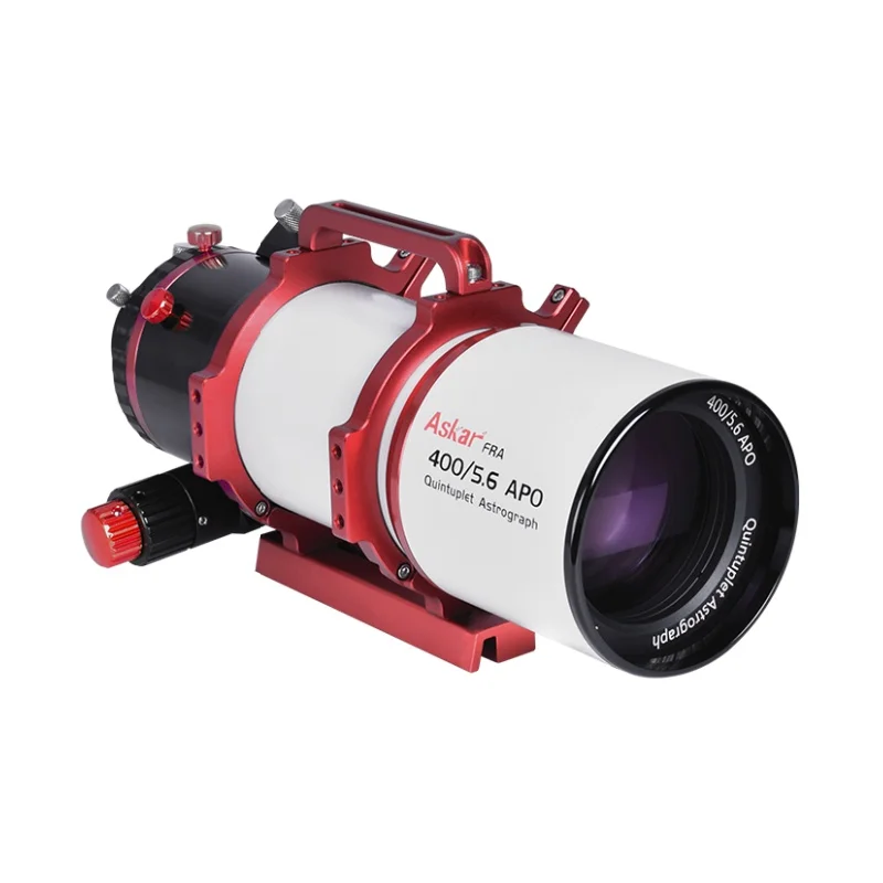 Askar FRA400 72mm f/5.6 APO Quintuplet Petzval Flat-Field Astrograph Telescope 0.7x F3.9 Full Frame Reducer
Askar FRA400 72mm f/5.6 APO Quintuplet Petzval Flat-Field Astrograph Telescope 0.7x F3.9 Full Frame Reducer