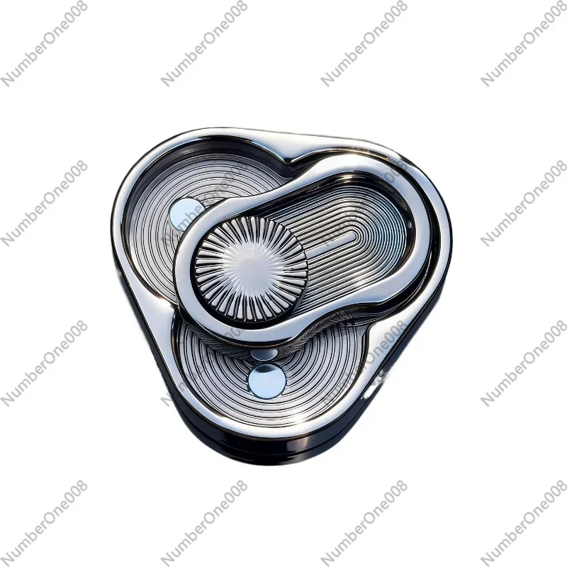EDC Metal Fidget Toy, 3-Ring Push Card Slider with Click Coin, Finger Spinner Adult Stress Relief Hand Toy
EDC Metal Fidget Toy, 3-Ring Push Card Slider with Click Coin, Finger Spinner Adult Stress Relief Hand Toy