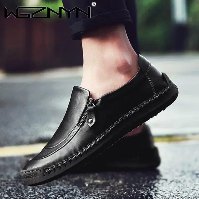 2025 Роскошная уличная повседневная кожаная обувь для мужчин, мужская кожаная обувь высокого качества, большой размер 48, повседневная кожаная прогулочная обувь, мужская
2025 Роскошная уличная повседневная кожаная обувь для мужчин, мужская кожаная обувь высокого качества, большой размер 48, повседневная кожаная прогулочная обувь, мужская