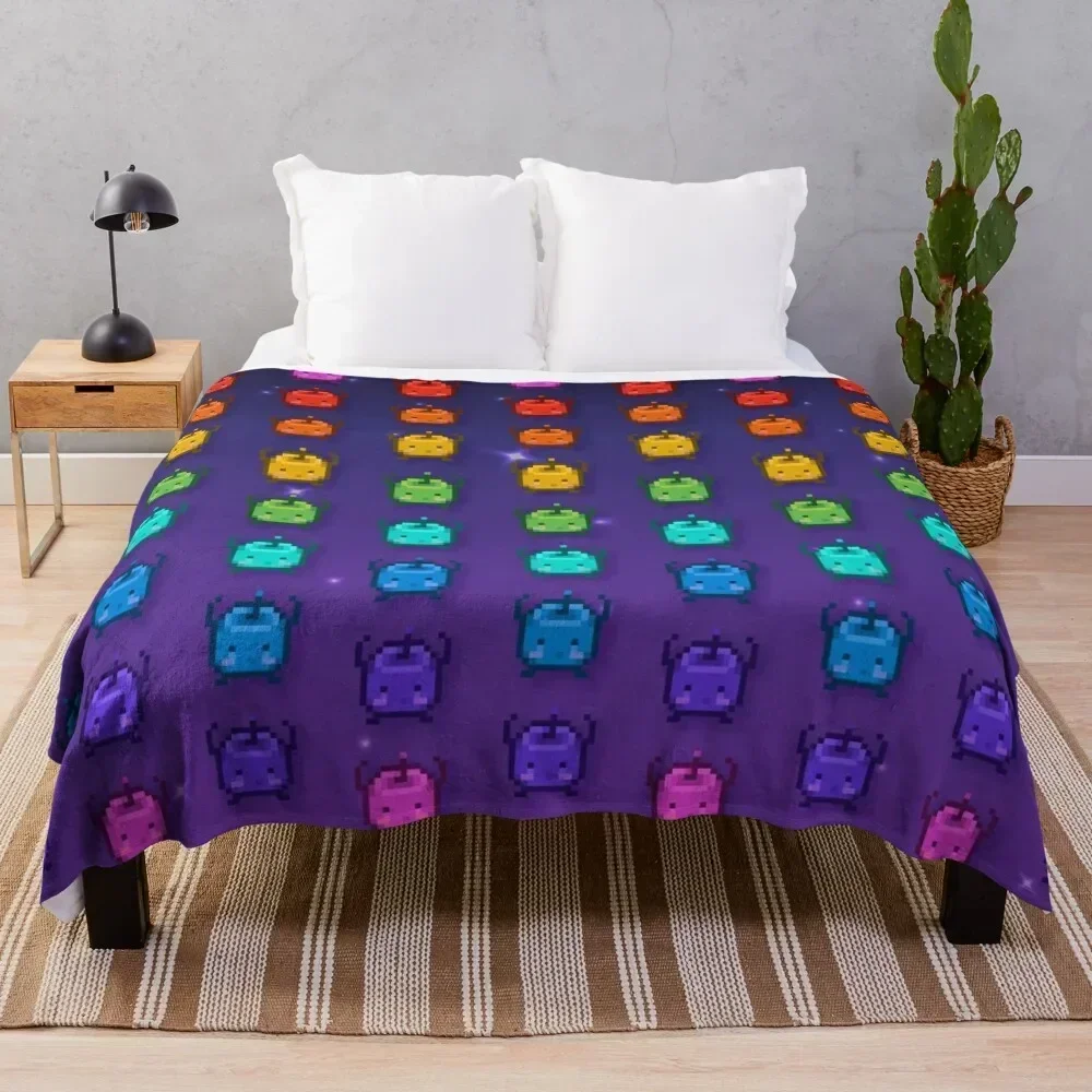 Stardew Valley Rainbow Junimos Throw Blanket Reusable Durable Soft Blanket for All Seasons
Stardew Valley Rainbow Junimos Throw Blanket Reusable Durable Soft Blanket for All Seasons