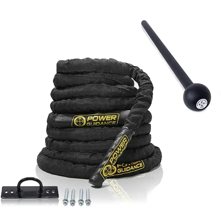 Боевая веревка диаметром 1,5 дюйма, поли-дакрон, длина 30 футов, тренажеры для домашнего спортзала, амперстальной промывки, макабелл, чугунная тренировка
Боевая веревка диаметром 1,5 дюйма, поли-дакрон, длина 30 футов, тренажеры для домашнего спортзала, амперстальной промывки, макабелл, чугунная тренировка