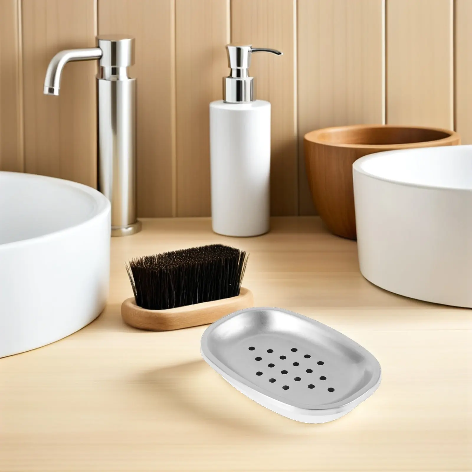 2Pcs Double Layer Drainage Soap Box Stainless Steel Soap Dish Bathroom Kitchen Shower Holder Countertop Draining Tray
2Pcs Double Layer Drainage Soap Box Stainless Steel Soap Dish Bathroom Kitchen Shower Holder Countertop Draining Tray