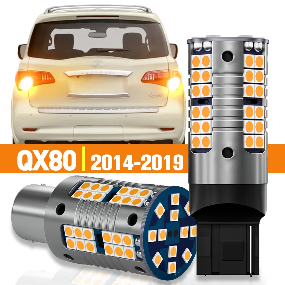 2 шт. светодиодный задний указатель поворота для Infiniti QX80 2014 2015 2016 2017 2018 2019 аксессуары лампа Canbus
2 шт. светодиодный задний указатель поворота для Infiniti QX80 2014 2015 2016 2017 2018 2019 аксессуары лампа Canbus