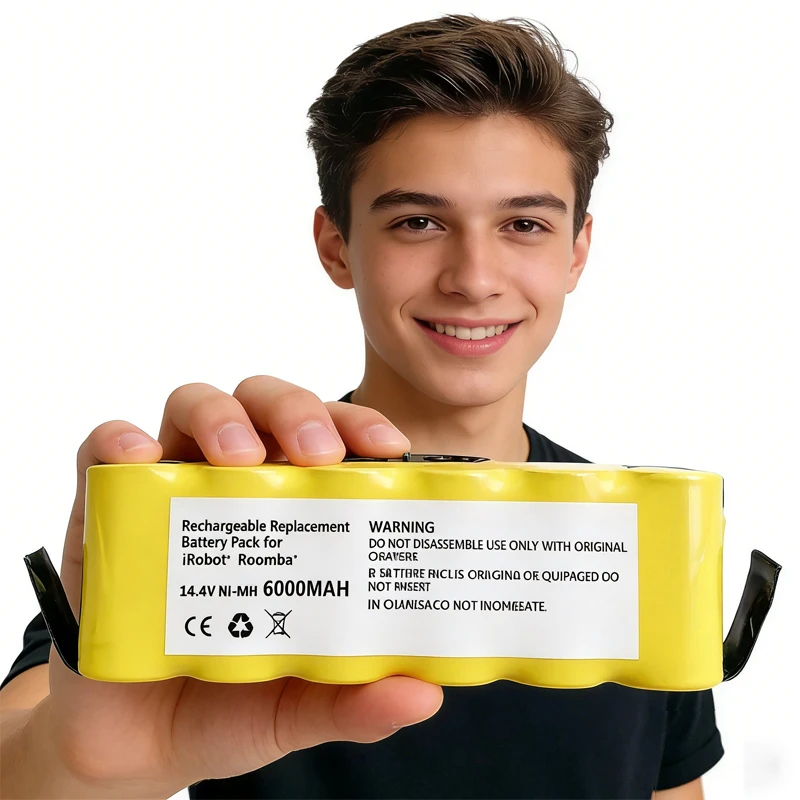 2026 new model 6800mAh Battery 14.4V for iRobot 500 600 700 800 900 Series Battery for iRobot Roomba 14.4V 620 650 770 780 5
2026 new model 6800mAh Battery 14.4V for iRobot 500 600 700 800 900 Series Battery for iRobot Roomba 14.4V 620 650 770 780 5