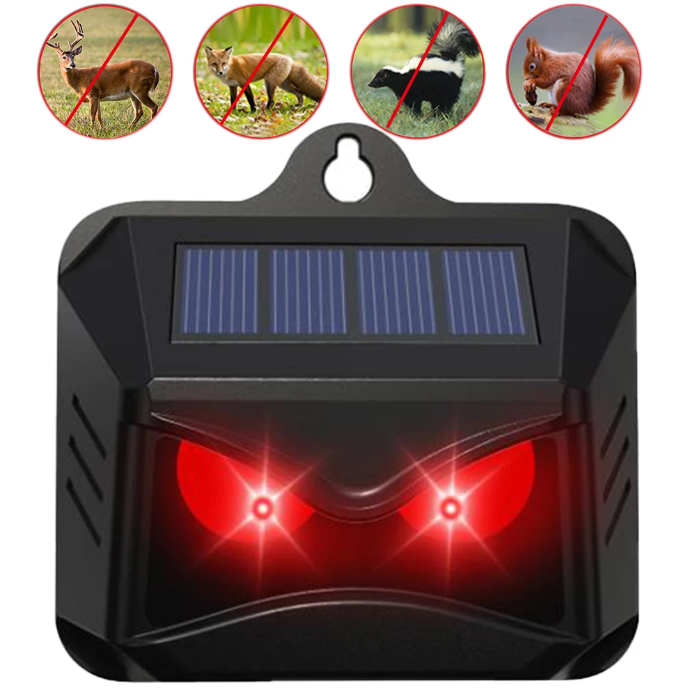 2Pcs Deer Repellent Devices IP44 Waterproof Nighttime Animal Deterrent Light Wild Boar Rabbit Repeller for Garden Chicken Coop
2Pcs Deer Repellent Devices IP44 Waterproof Nighttime Animal Deterrent Light Wild Boar Rabbit Repeller for Garden Chicken Coop