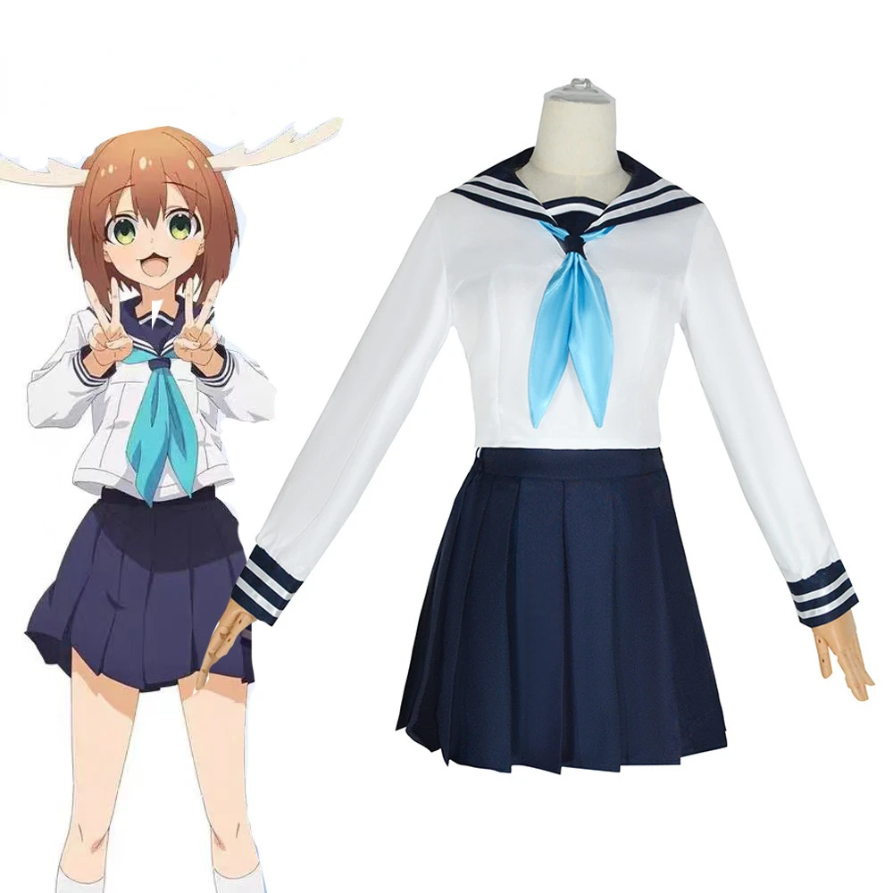 Li Xiaolu Juan Cosplay Costume Anime Women Dress JK Sailor Suit Top Skirt Bow Tie Set School Uniform Halloween Role Play Outfit
Li Xiaolu Juan Cosplay Costume Anime Women Dress JK Sailor Suit Top Skirt Bow Tie Set School Uniform Halloween Role Play Outfit