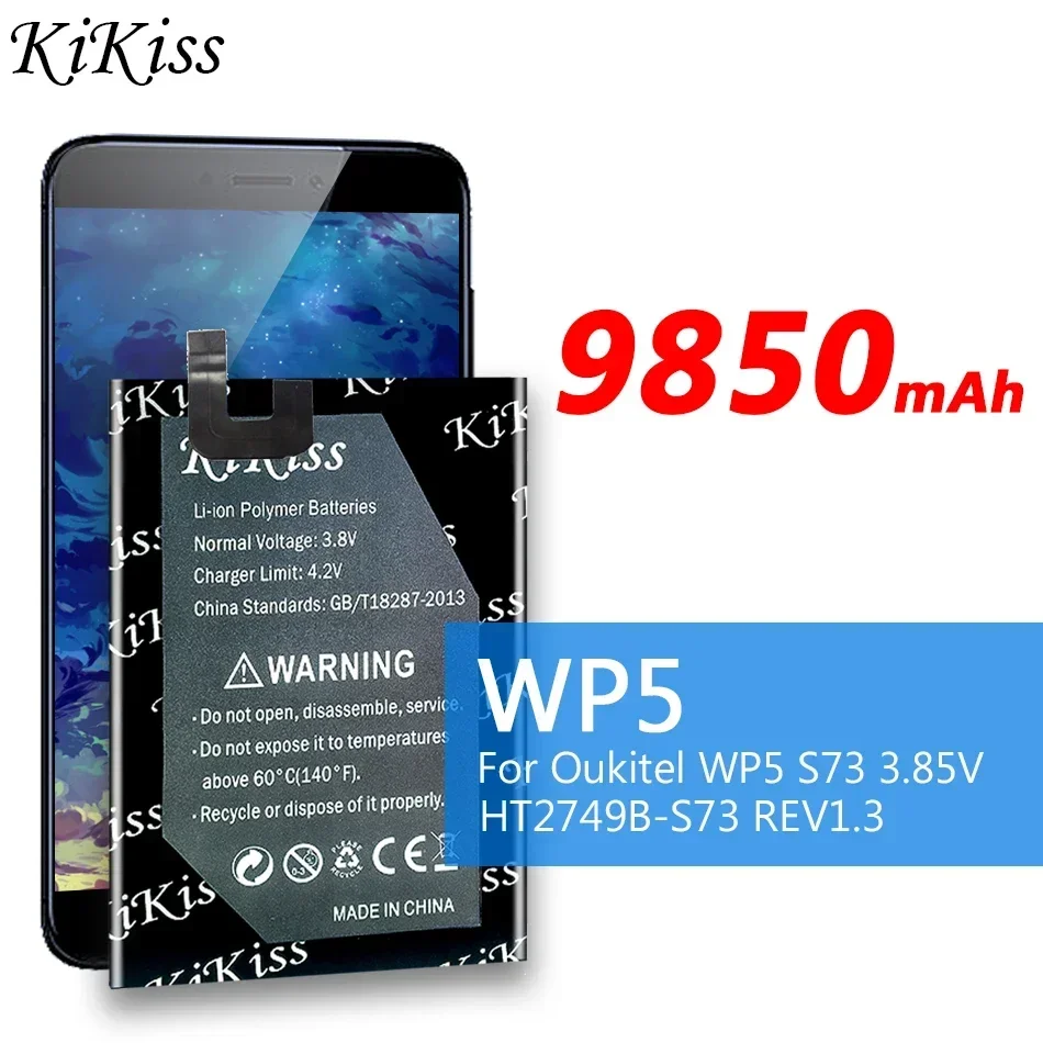 Для OUKITEL WP5 S73 3,85 В HT2749B-S73 REV1.3 долговечный аккумулятор для мобильного телефона 9850 мАч
Для OUKITEL WP5 S73 3,85 В HT2749B-S73 REV1.3 долговечный аккумулятор для мобильного телефона 9850 мАч